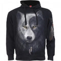 Front - Spiral Direct Unisex Adult Wolf Chi Hoodie