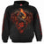 Front - Spiral Direct Unisex Adult Infernal Duel Hoodie