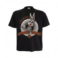 Front - Looney Tunes Unisex Adult Bugs Bunny Skull T-Shirt