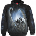 Front - Spiral Direct Unisex Adult Winged Skeleton Hoodie