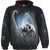 Front - Spiral Direct Unisex Adult Winged Skeleton Hoodie