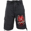 Front - Spiral Direct Unisex Adult Live Loud Cargo Shorts