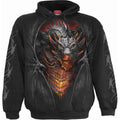 Front - Spiral Direct Unisex Adult Draconis Hoodie