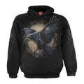 Front - Spiral Direct Unisex Adult Raven Wise Hoodie