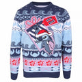 Front - Lilo & Stitch Unisex Adult Yoo Hoo Knitted Sweatshirt