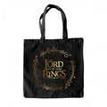 Front - Lord Of The Rings Gold Foil Tote Bag