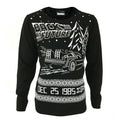 Front - Back To The Future Unisex Adult Christmas Time Knitted Jumper