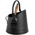 Front - Hill Interiors Black Coal Bucket With Teak Handle Shovel