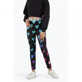 Front - Hype Girls Scribble Hearts Leggings