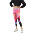 Front - Hype Girls Camo Drip Leggings