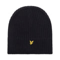 Front - Lyle & Scott Mens Ribbed Knitted Beanie