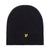 Front - Lyle & Scott Mens Ribbed Knitted Beanie