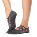 Front - Toesox Womens/Ladies Elle Sundown Toe Socks