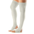 Front - Toesox Womens/Ladies Open Heel Leg Warmers