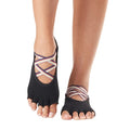 Front - Toesox Womens/Ladies Half Toe Socks