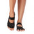 Front - Toesox Womens/Ladies Mia Gala Half Toe Socks