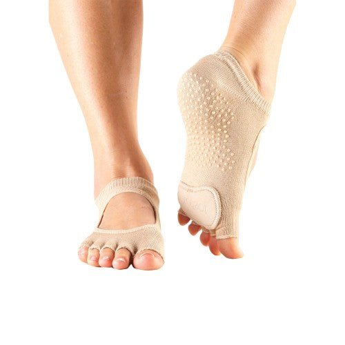Half Toe Elle - Grip Socks in Duet