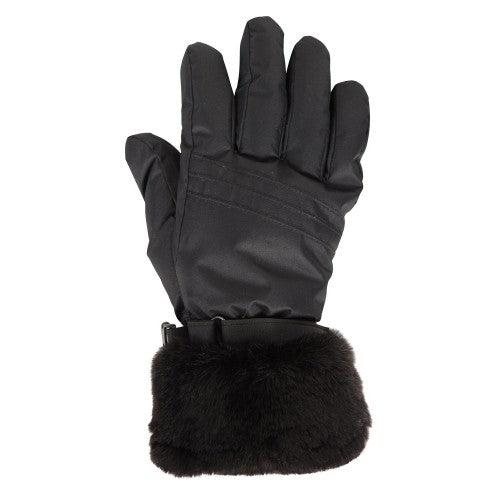 Black ladies ski sale gloves