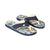 Front - Animal Womens/Ladies Leaf Print Recycled Flip Flops