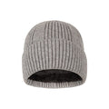 Front - Mountain Warehouse Mens Ribbed Faux Fur Lined Beanie