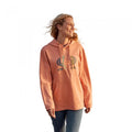 Front - Animal Womens/Ladies Maya Graphic Print Organic Hoodie