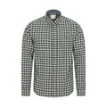 Front - Mountain Warehouse Mens Driftwood Checked Organic Shirt