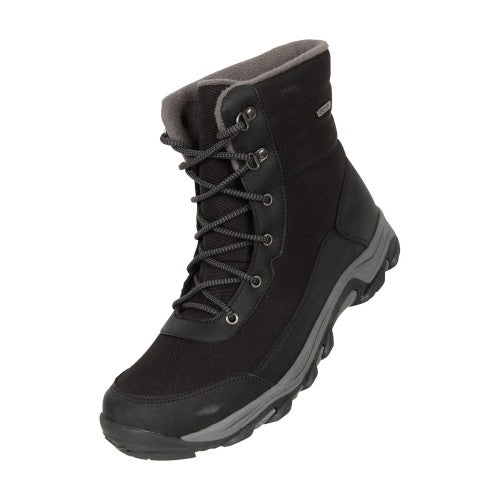 Mountain Warehouse Mens Ohio Fleece Lined Snow Boots Discounts on great Brands