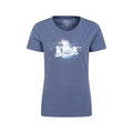 Front - Mountain Warehouse Womens/Ladies Sailboat Organic T-Shirt
