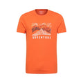 Front - Mountain Warehouse Mens Adventure Begins Organic Cotton T-Shirt