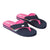 Front - Animal Childrens/Kids Swish Contrast Recycled Flip Flops
