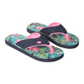 Front - Animal Childrens/Kids Swish Tropical Leaves Recycled Flip Flops