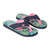 Front - Animal Childrens/Kids Swish Tropical Leaves Recycled Flip Flops