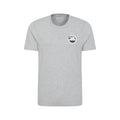 Front - Mountain Warehouse Mens Oban Mountain Cotton T-Shirt