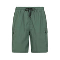 Front - Mountain Warehouse Mens Shoreline Cargo Board Shorts