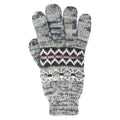 Front - Mountain Warehouse Mens Thinsulate Fair Isle Gloves