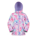 Front - Mountain Warehouse Childrens/Kids Patterned Water Resistant Soft Shell Jacket