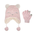 Front - Mountain Warehouse Childrens/Kids Cosy Trapper Hat And Gloves Set