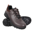 Front - Mountain Warehouse Mens Latitude Extreme Leather Waterproof Walking Shoes