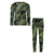 Front - Mountain Warehouse Childrens/Kids Camo Polar Fleece Base Layer Set