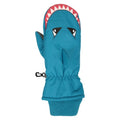 Front - Critters Choice Childrens/Kids Shark Ski Mittens