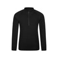 Front - Mountain Warehouse Childrens/Kids Merino Blend Half Zip Base Layer Top