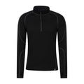 Front - Mountain Warehouse Mens Asgard III Merino Wool Thermal Top