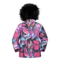 Front - Mountain Warehouse Childrens/Kids Ranger Floral Waterproof Jacket