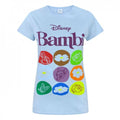 Front - Disney Womens/Ladies Bambi Motif T-Shirt