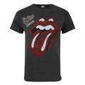 Front - Amplified Mens Rolling Stones Tongue Autograph T-Shirt