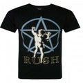 Front - Rush Mens Glow Starman T-Shirt