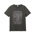 Front - Amplified Mens The Black Album Metallica Diamante T-Shirt