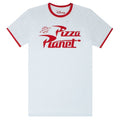 Front - Toy Story Mens Ringer Pizza Planet T-Shirt