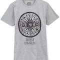 Front - House Of The Dragon Mens Symbols Heather T-Shirt