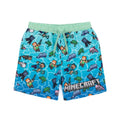 Front - Minecraft Boys Swim Shorts